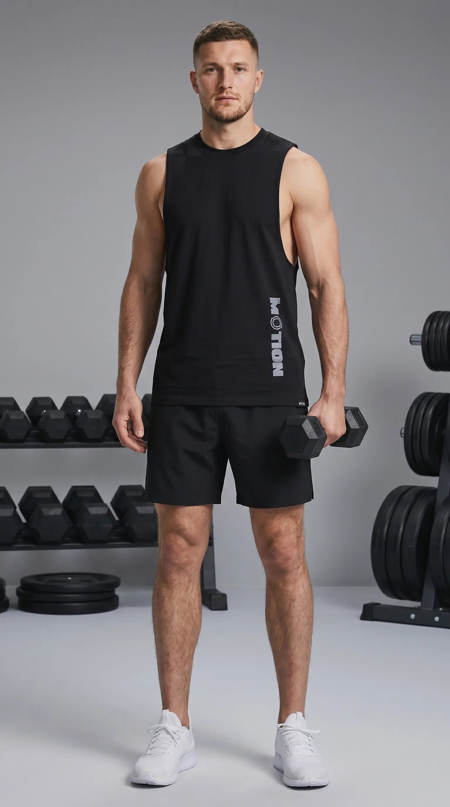 REPBORN Motion Herren Tank Top Schwarz Lifestyle