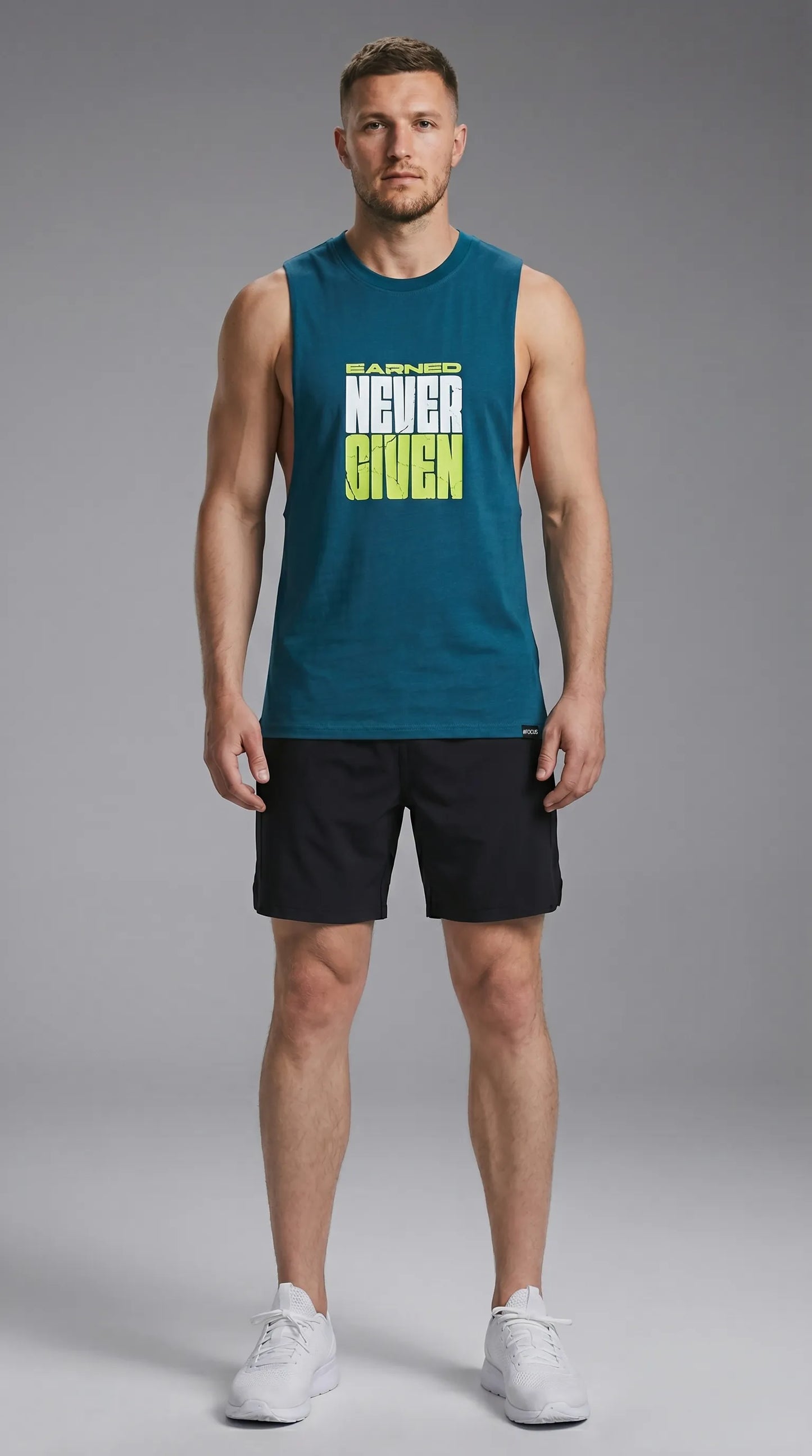 Tank Top NEVER GIVEN Herren – REPBORN