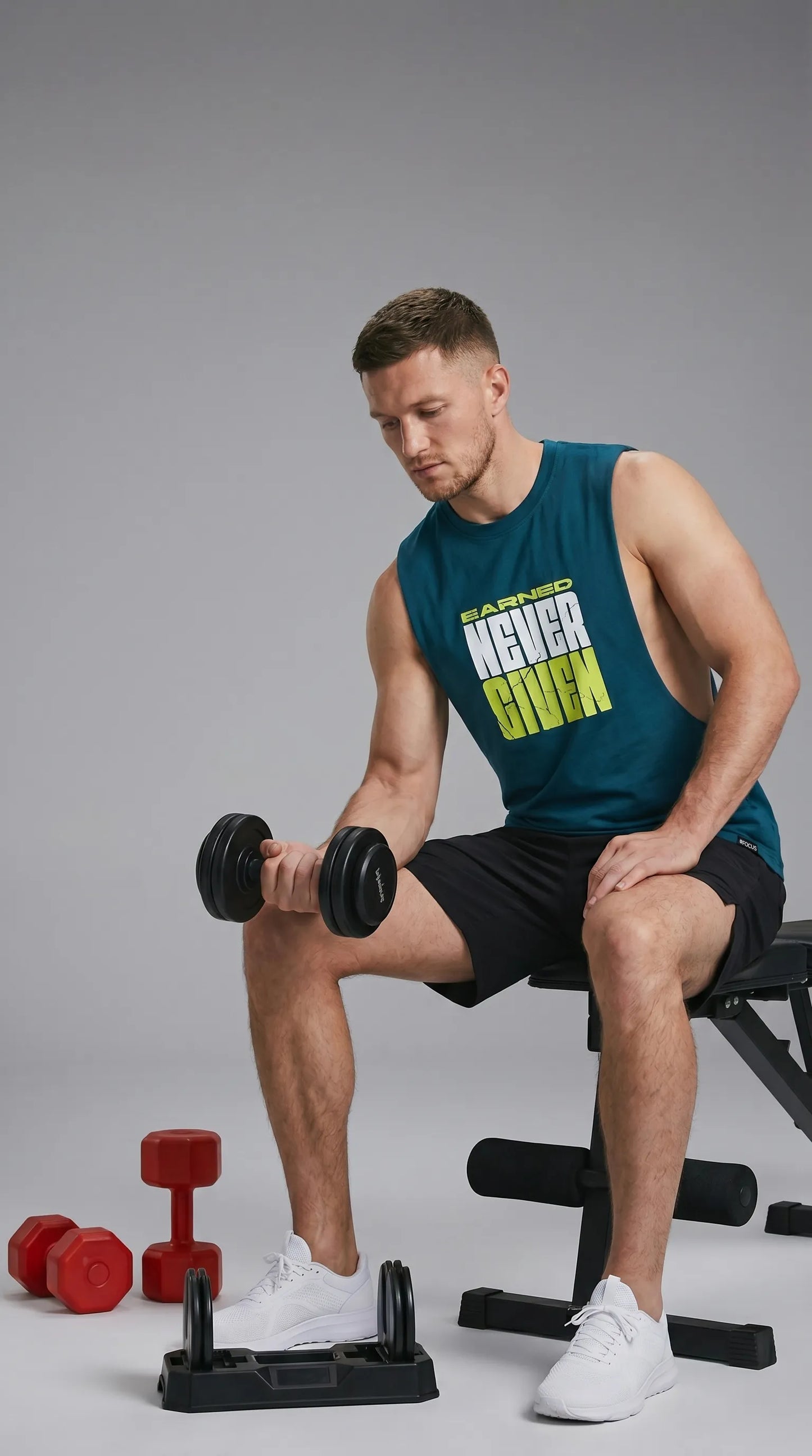 Tank Top NEVER GIVEN Herren – REPBORN