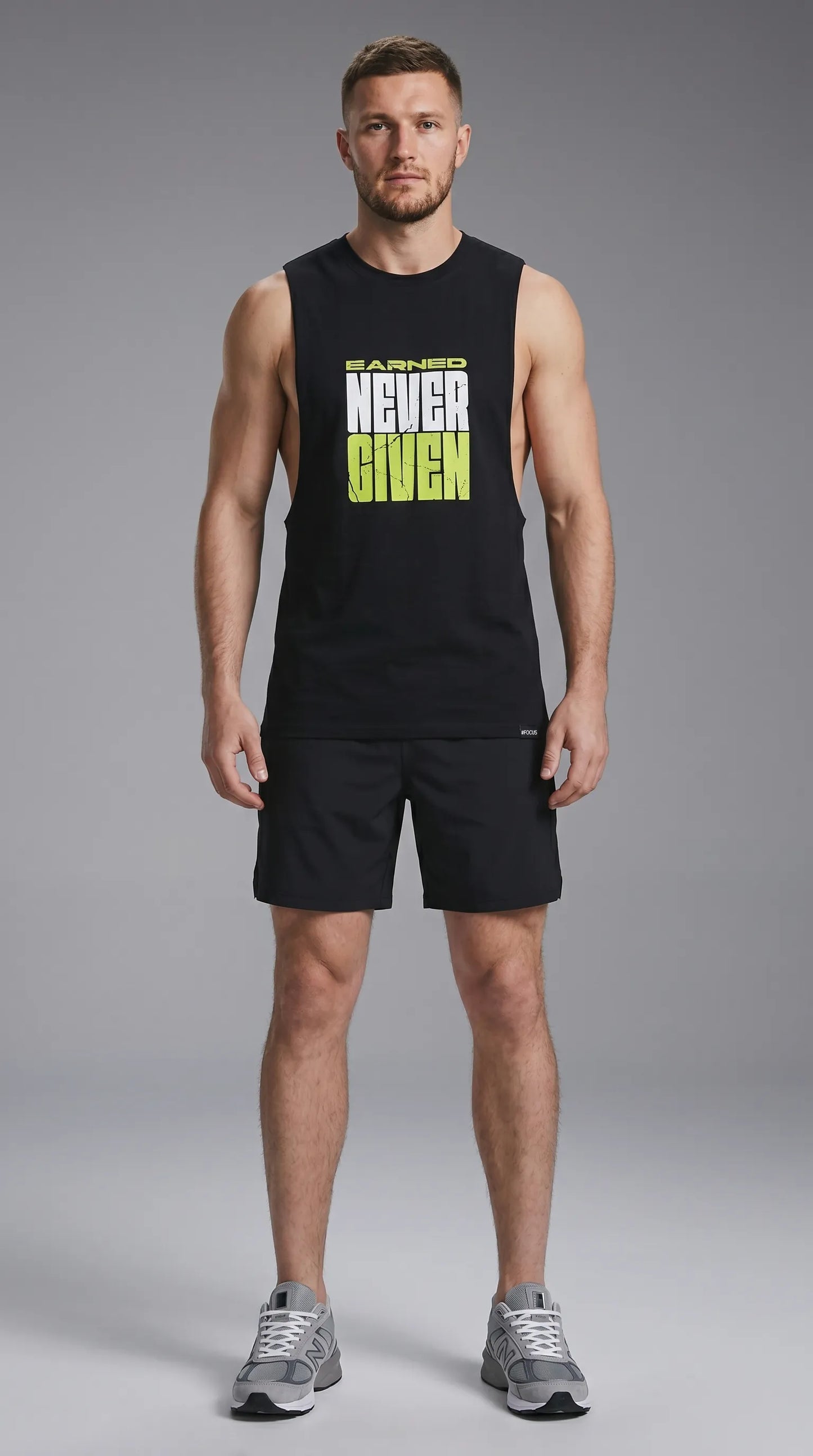 Tank Top NEVER GIVEN Herren – REPBORN