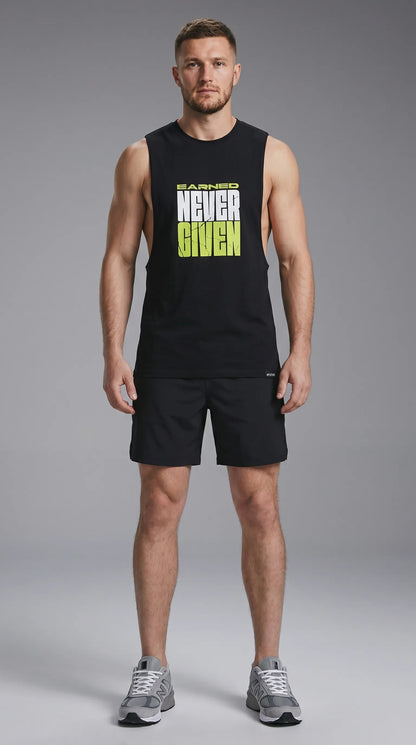 Tank Top NEVER GIVEN Herren – REPBORN