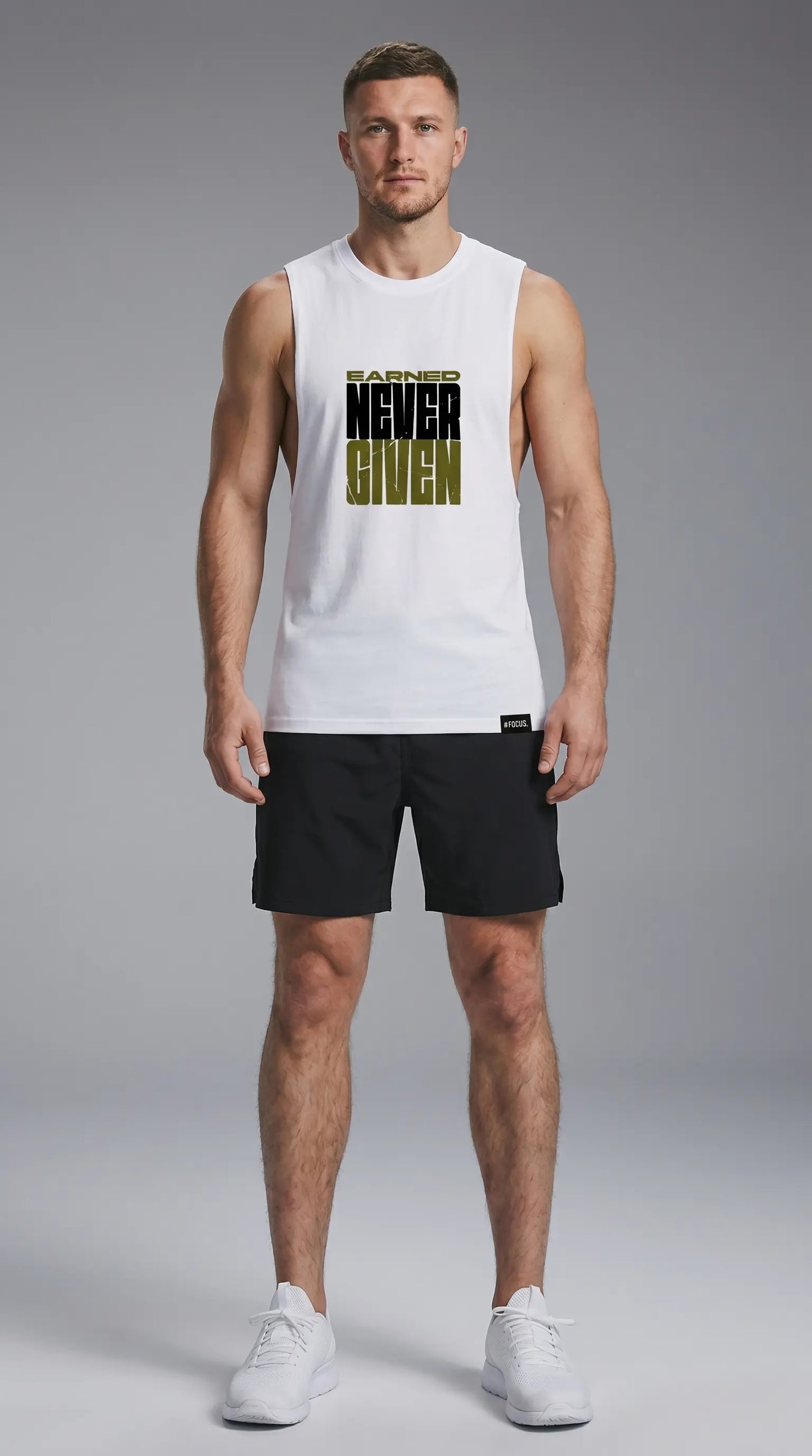 Tank Top NEVER GIVEN Herren – REPBORN