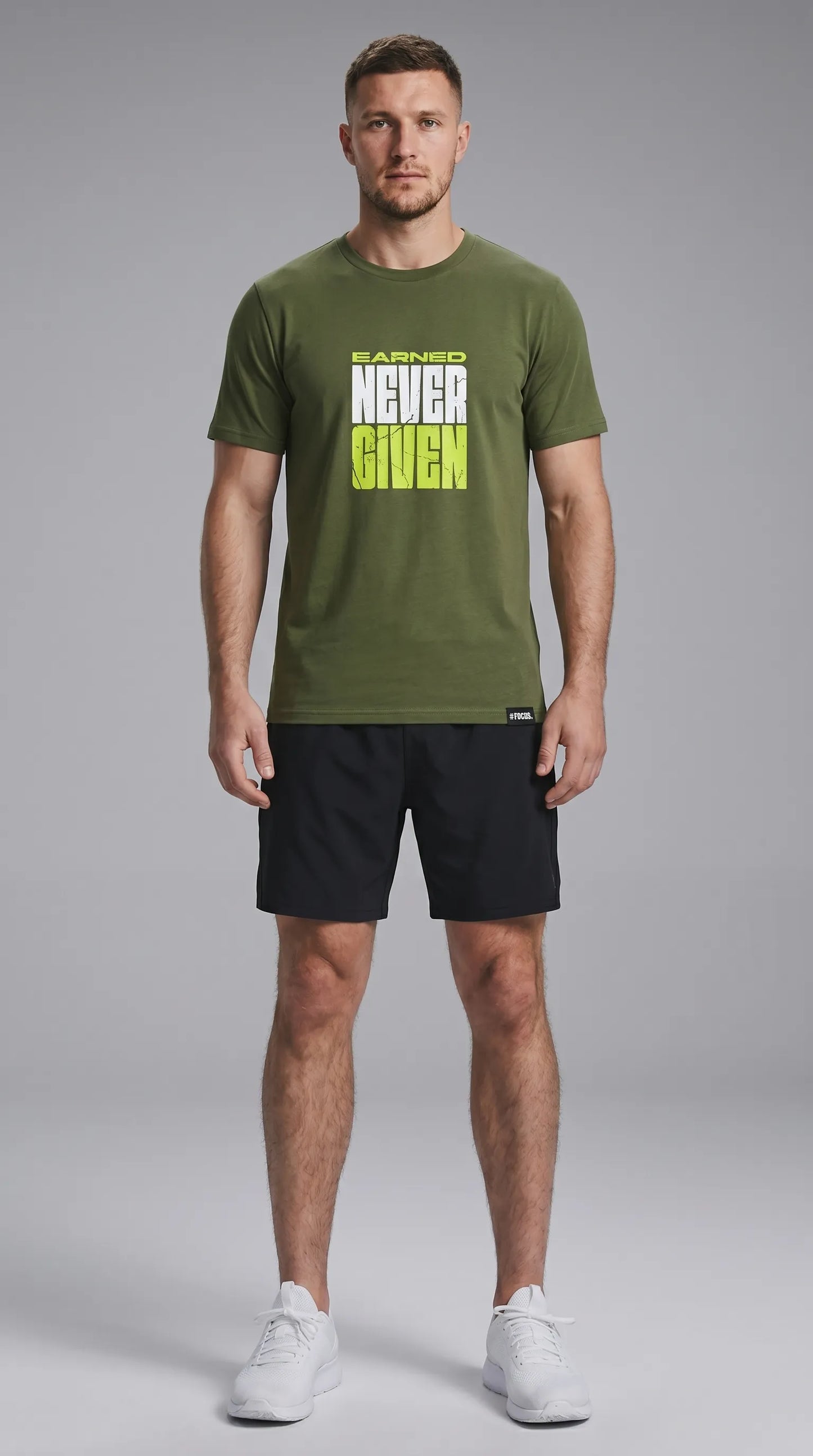 T-Shirt NEVER GIVEN Herren – REPBORN