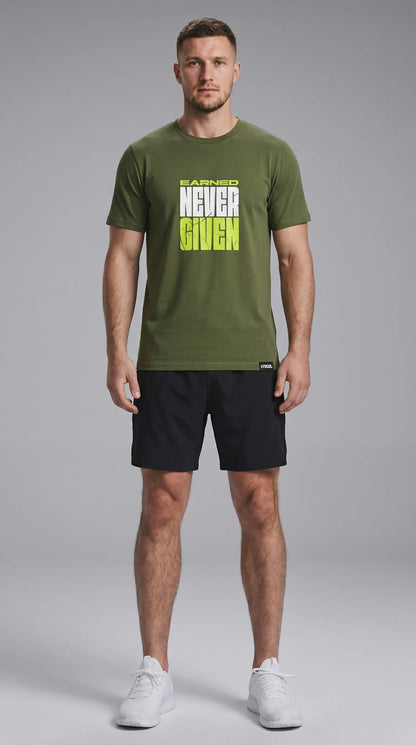 T-Shirt NEVER GIVEN Herren – REPBORN
