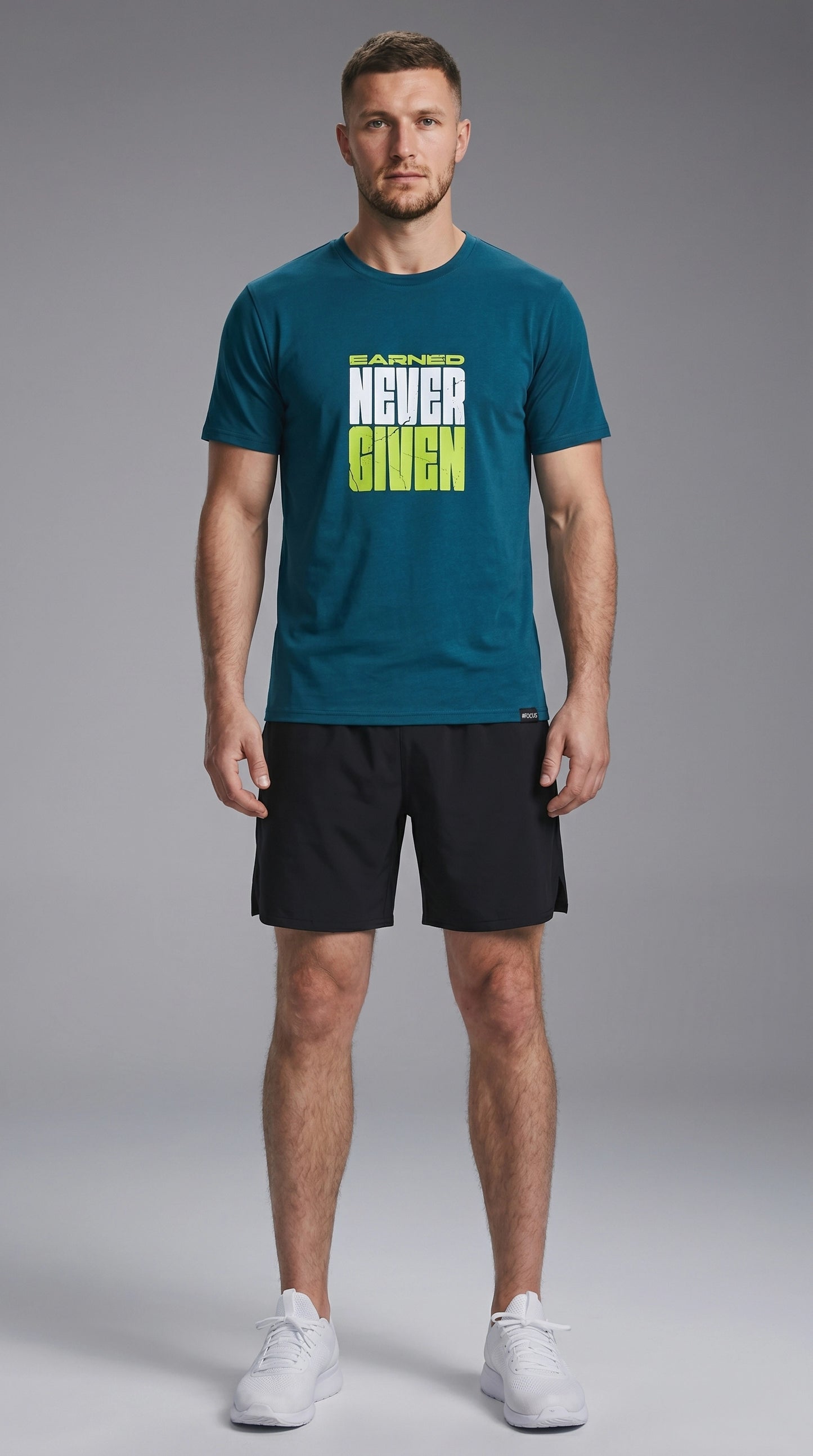 T-Shirt NEVER GIVEN Herren – REPBORN