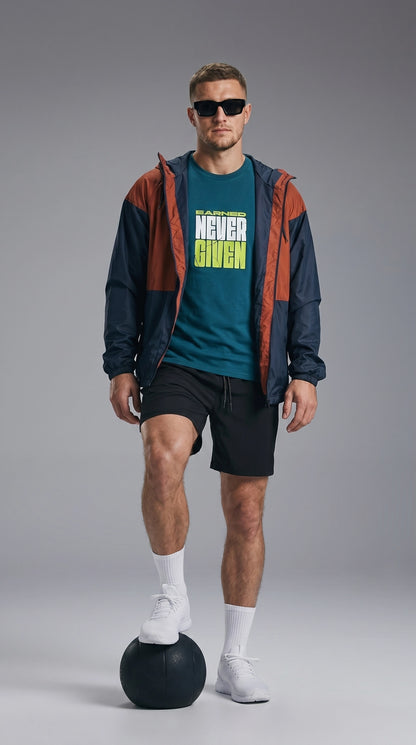 T-Shirt NEVER GIVEN Herren – REPBORN