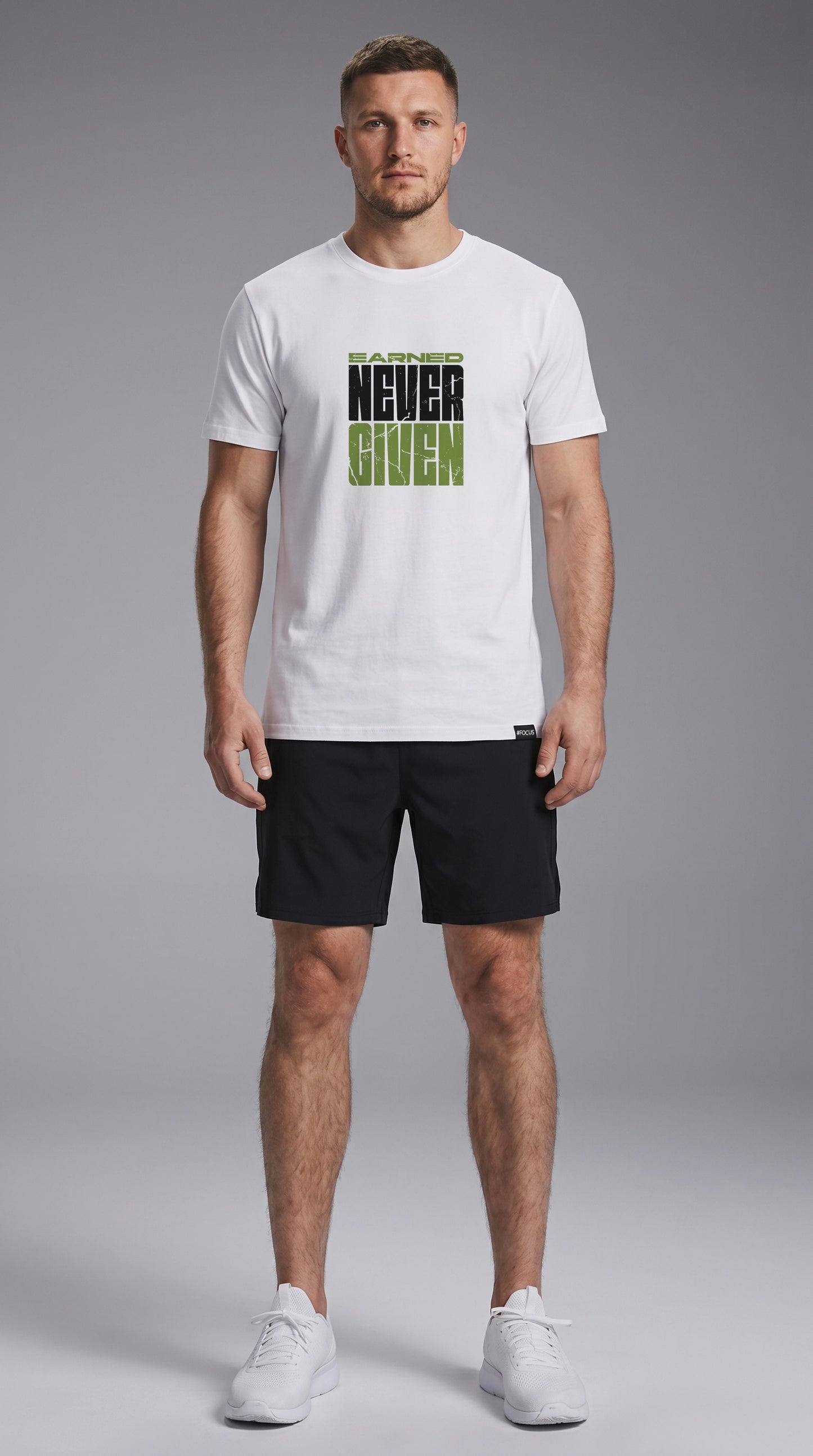 T-Shirt NEVER GIVEN Herren – REPBORN