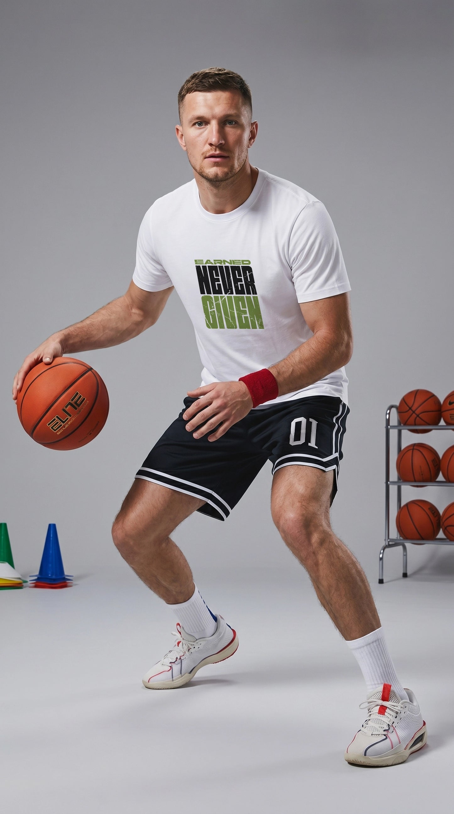 T-Shirt NEVER GIVEN Herren – REPBORN