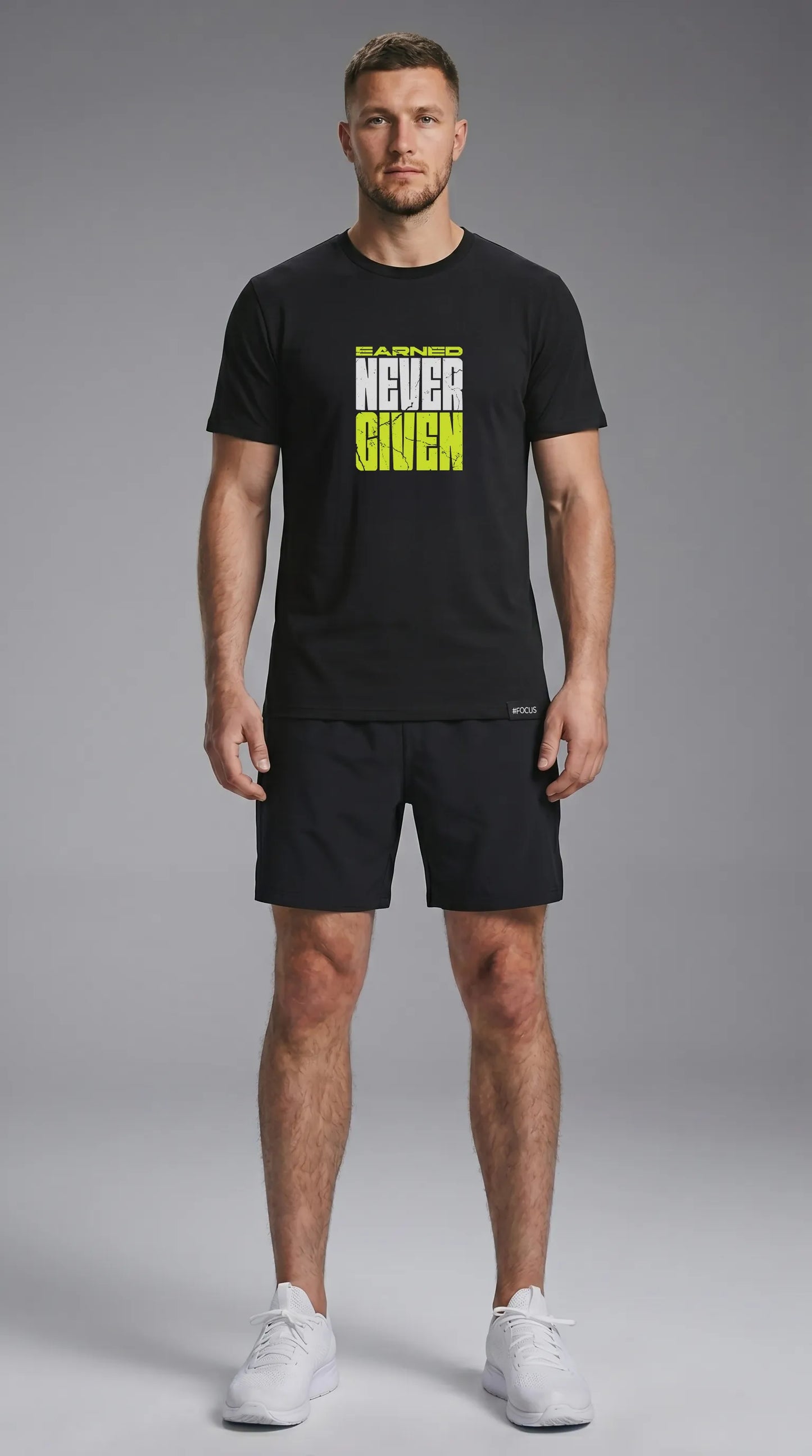 T-Shirt NEVER GIVEN Herren – REPBORN